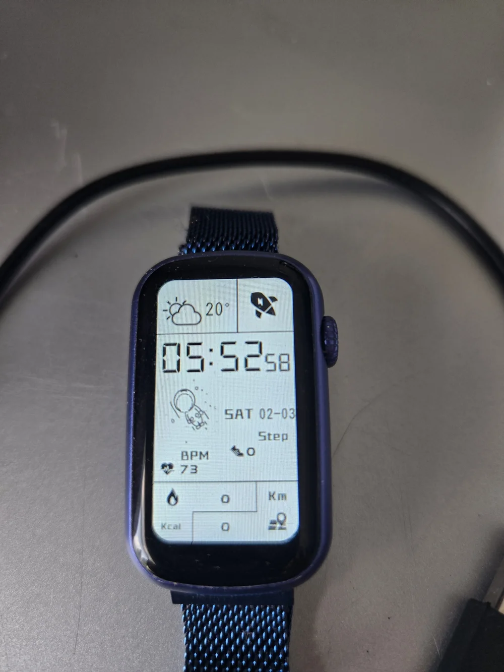 HM Slim Fitness Tracker Smart Watch.